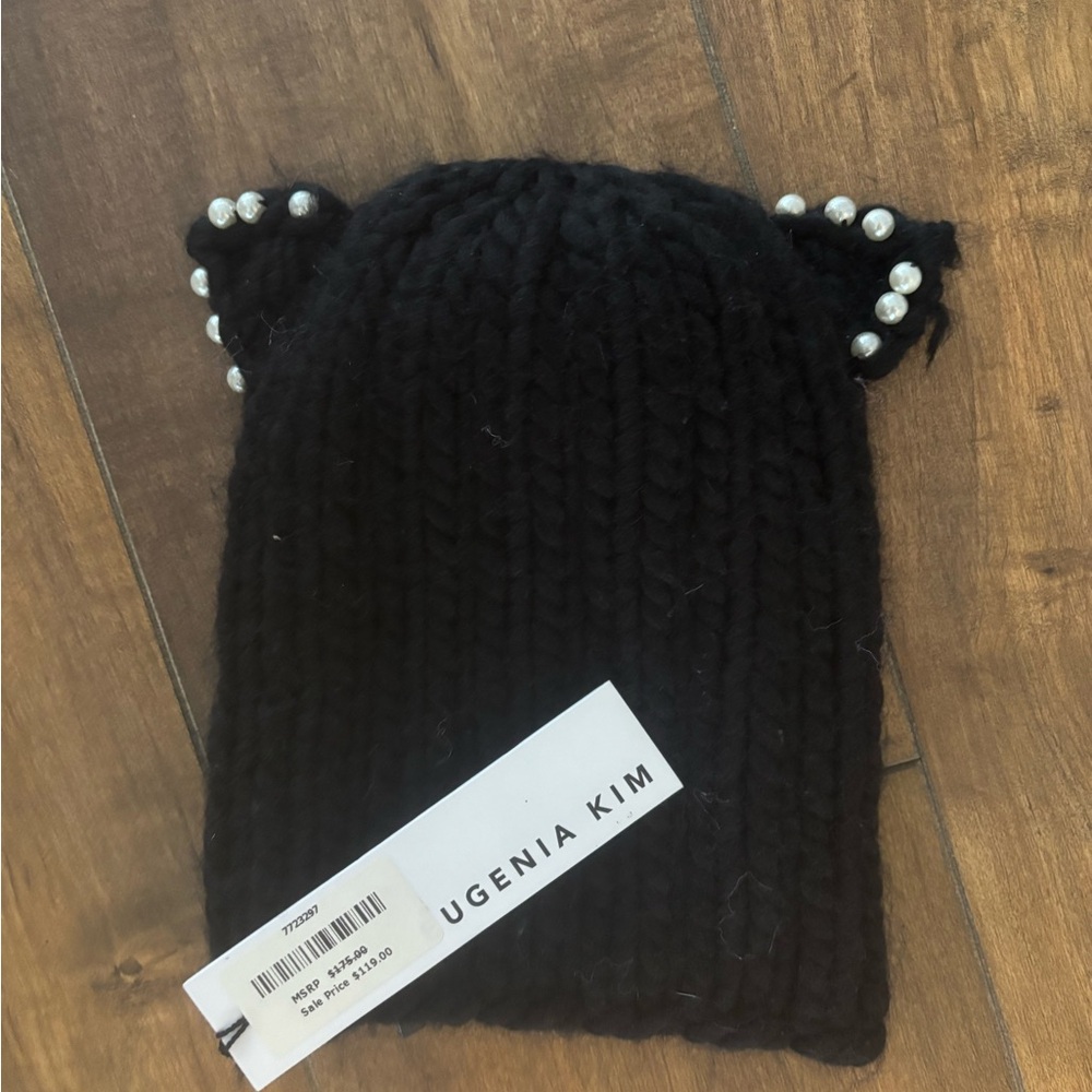 NWT Eugenia Kim Felix Hat with pearls